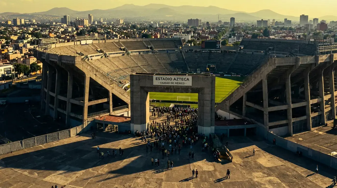 Estadio Azteca en Ciudad de México, sede del partido inaugural del Mundial 2026